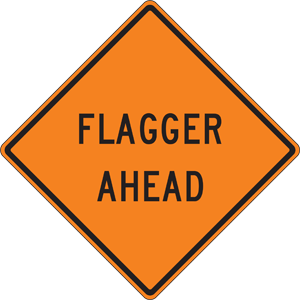 flagger-ahead